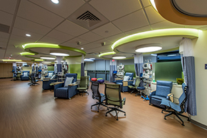 Dana Farber Pediatrics treatment area