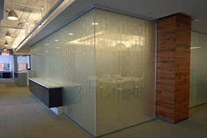 Argo Group interior glass wall and some walls with different designs