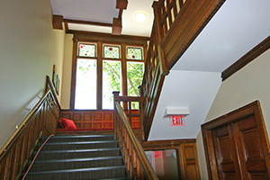 Childrens Hospital interior stairs restoration